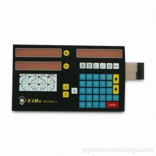 Graphic Overlay/Membrane Panel/Keyboard, Made of PET and PC Materials